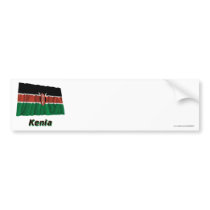 Kenia Fliegende Flagge mit Namen