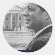 Kennedy - A Time For Greatness Round Sticker