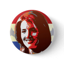 Kennedy Begins Campaign For Senate Pinback Button