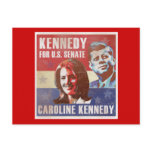 Kennedy Begins Campaign For Senate postcards