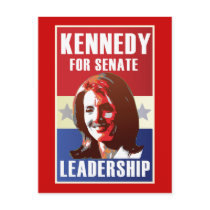 Kennedy Begins Campaign For Senate Postcards