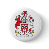 Kennedy Family Crest Pinback Button