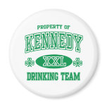 Kennedy Irish Drinking Team Magnet