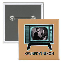Kennedy Nixon Debate 1960 Pinback Buttons