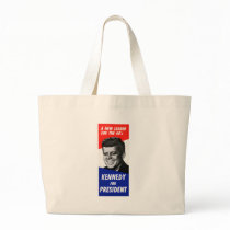 Kennedy Presidential Campaign 1960 Tote Bags