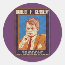 Kennedy, Robert - "pourquoi pas ? " Autocollants