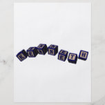 Kenneth Toy blocks in blue Flyers