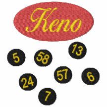 Keno Gambling Embroidered Shirt