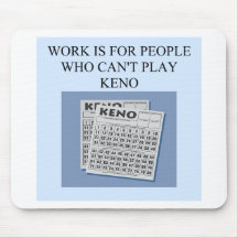 keno player's delight mouse pads