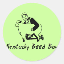 Kentucky Baad Boy Round Sticker