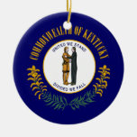 Kentucky Flag Christmas Tree Ornament