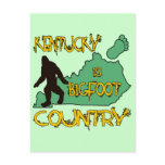 Kentucky Is Bigfoot Country Postcard