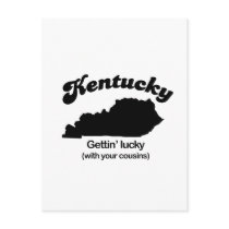 Kentucky Motto - Gettin Lucky Postcards