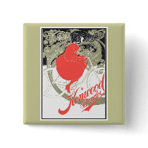 Kenwood Bicycles Art Nouveau Pin