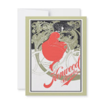 Kenwood Bicycles Art Nouveau Announcements