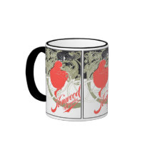 Kenwood Bicycles Art Nouveau Coffee Mug