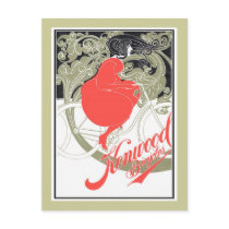 Kenwood Bicycles Art Nouveau Post Cards