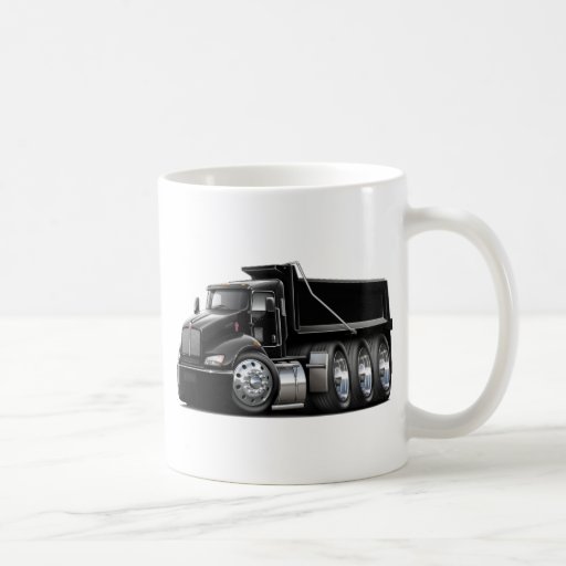Kenworth T440 Black Truck Coffee Mug