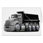 Kenworth T440 Silver-Black Truck Greeting Card