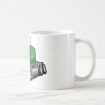 Kenworth w900 Green Truck Coffee Mug