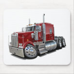 Kenworth w900 Maroon Truck Mousepads