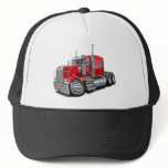 Kenworth w900 Red Truck Trucker Hat
