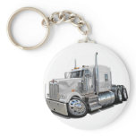 Kenworth w900 White Truck Key Chains