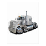 Kenworth w900 White Truck Postcard