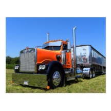 Kenworth W900A Dumper Postcard