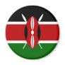 Kenya Flag Magnet Round