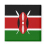 Kenya Flag Magnet Square
