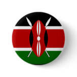Kenya Flag Shirt Button