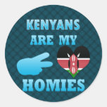 Kenyans are my Homies Stickers