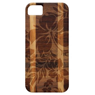 Keokea Beach Faux Wood Surfboard iPhone 5 Cases