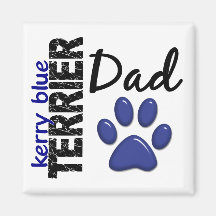Kerry Blue Terrier Dad 2 Fridge Magnet