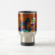 KERRY BLUE TERRIER GRAFFITI ARTIST Larger Mug