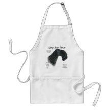 Kerry Blue Terrier History Design Apron