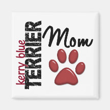 Kerry Blue Terrier Mom 2 Fridge Magnet