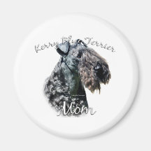 Kerry Blue Terrier Mom 2 Refrigerator Magnets
