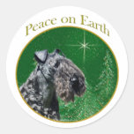 Kerry Blue Terrier Peace Stickers