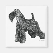 Kerry Blue Terrier Refrigerator Magnet