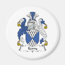 Kerry Family Crest Refrigerator Magnets