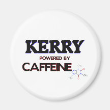Kerry Powered by Caffeine Refrigerator Magnets