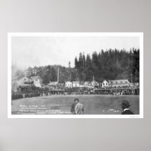 Ketchikan Baseball Game 1916 Print