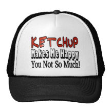 Ketchup heureux casquettes de camionneur