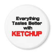 KETCHUP LOVER FRIDGE MAGNET