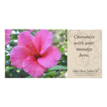 Ketmie magenta Photocard Carte Avec Photo