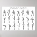 Kettlebell One Arm Clean Poster