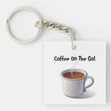 Key Chain(Coffee On The Go) Acrylic Key Chain