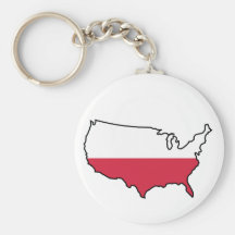Key Chain: Polish in USA